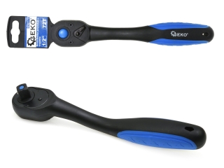 GEKO G10177 Uhlová račňa 1/2" 72T s povrchovou úpravou