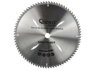 GEKO G78158 Kotúč na drevo pílenie dreva 400mm 30mm 80T