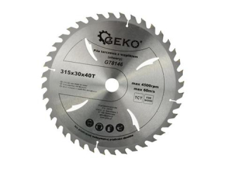 GEKO G78146 Kotúč na drevo pílenie dreva 315mm 30mm 40T