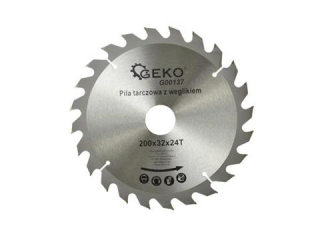 GEKO G00137 Vidiový kotúč na drevo zo spekaného karbidu 200x32x24T