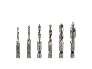 GEKO G38117 Závitorezné vrtáky HSS M3 - M10 6ks
