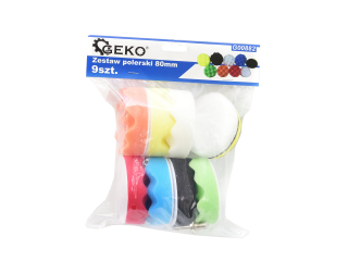 GEKO G00882 Leštiace kotúče 80mm sada 9ks