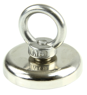 Mar-Pol M66865 Neodymový magnet s očkovou skrutkou 37x42mm 50kg