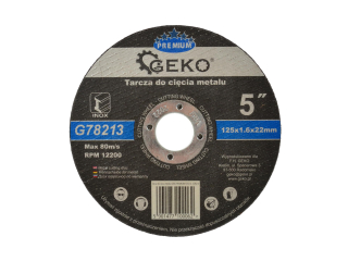 GEKO G78213 Rezný kotúč na kov 125mm 1,6mm Inox 10ks