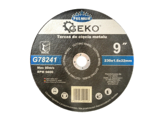 GEKO G78241 Rezný kotúč na kov 230mm x 1,6mm Inox 5ks