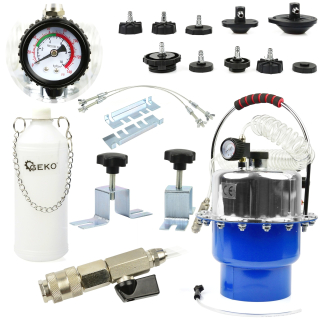 GEKO G02734 Súprava na výmenu brzdovej kvapaliny/odvzdušňovač bŕzd 