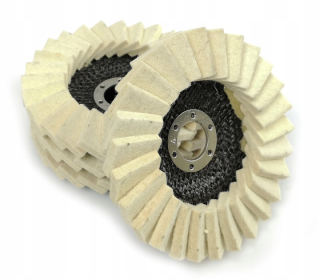 MAR-POL M07988 Leštiaci kotúč lamelový filcový 125 x 22.23 mm