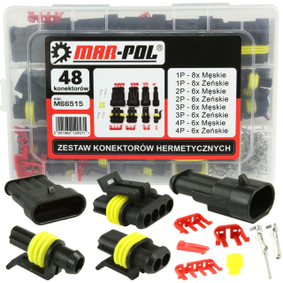 MARPOL M66515 Sada hermetických elektrických konektorov 48ks