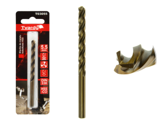 Geko T03055 Kobaltový vrták HSS M35 do kovu 5,5mm