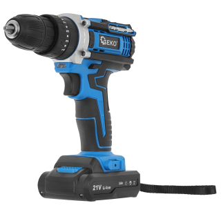 GEKO G80656 Akumulátorová vŕtačka s príklepom 21V, 2x 2ah