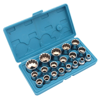 Irma KNZ1912 Nástrčné hlavice kľúče 19ks 1/2'' 12 uhl. 8-32mm sada