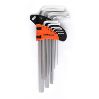 KRAFT&DELE KD11932 Imbusové kľúče imbusy HEX 9ks