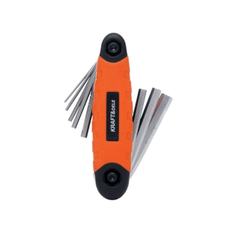 KRAFT&DELE KD11934 Imbusové kľúče skladané imbusy HEX 8ks 1,5-8