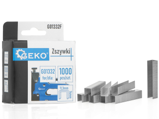 GEKO G01332F Spony do zošívačky sponkovačky 1,2x11,3mm 14mm 1000ks