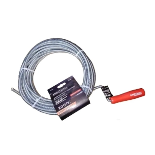 Kraft&Dele KD11767 Čistič potrubia krtko kanalizačná pružina 9mm x 10m