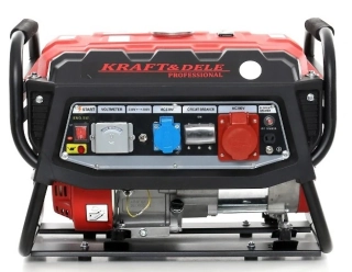 Kraft&Dele KD137 3000W ELEKTROCENTRÁLA GENERÁTOR PRÚDU 7HP / 5,2kW 12V / 230V / 380V
