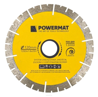 POWERMAT PM-TDG-120M Segmentový diamantový kotúč 120mm
