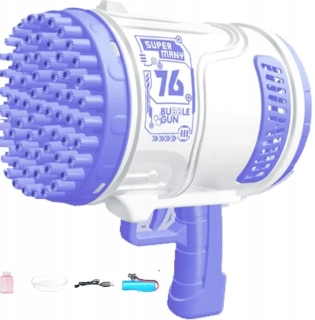 Bubble rocket Detská pištoľ na bublinky bublifuk