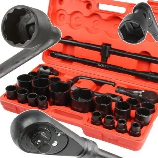 MAR-POL M58249 Nástrčné kľúče 26 ks sada 3/4" a 1"