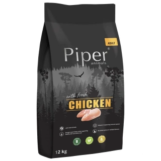 Piper Animals suché krmivo granule pre psov s kuraťom 12 kg