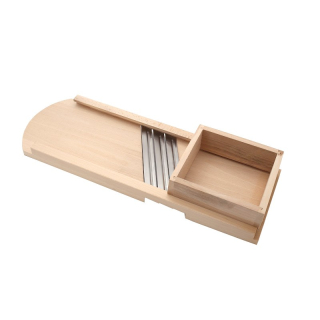 IRMA DDD123 Drevené strúhadlo krájač na kapustu zeleninu 3-nožový 55cm