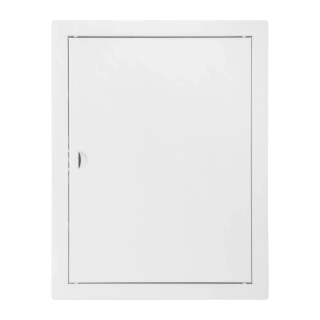IRMA DRM4050 Kontrolné dvierka kovové so západkou biele 40x50
