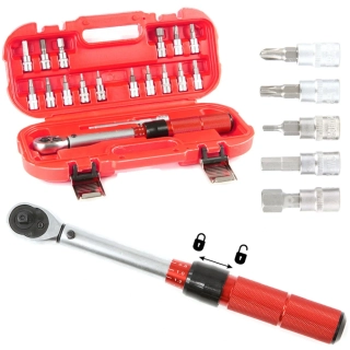 MAR-POL M53578 Momentový kľúč 1/4“ 2-24 Nm