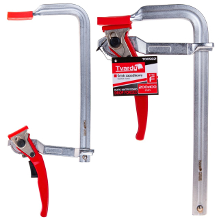 GEKO T00582 Kovaná račňová svorka zverák typu F 200x100 mm