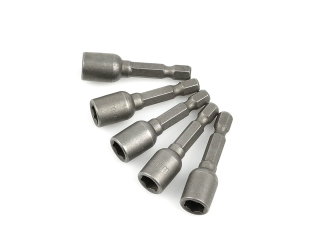 GEKO G15006 Sada kľúčov 5ks Magnetická sada nástrčiek pre skrutkovač 8mmx48mm 1/4“