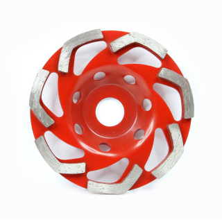 MAR-POL M90901 DIAMANTOVÝ KOTÚČ NA BETÓN 125 mm x 22,2 mm JEDNODUCHÝ FORMÁT L