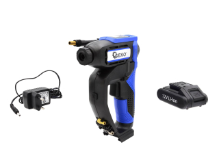 GEKO G80652 Aku kompresor 12V pumpa na kolesá do auta LCD