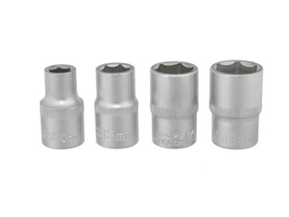 Geko G10163 Hlavice nástrčné kľúče 4ks 10-13-17-19mm 1/2" sada 