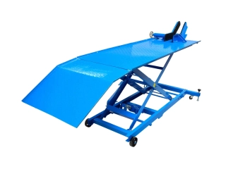 GEKO G02185 Plošinový zdvihák pre motocykle motorku motocyklový stojan 450kg rampa