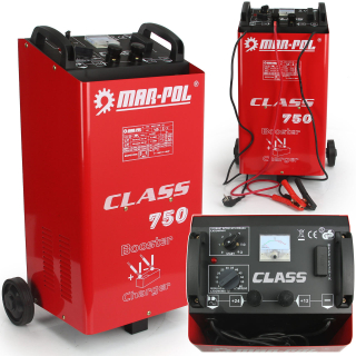 MAR-POL M82514 Autonabíjačka, štartovací vozík CLASS 750 LCD 80-900Ah