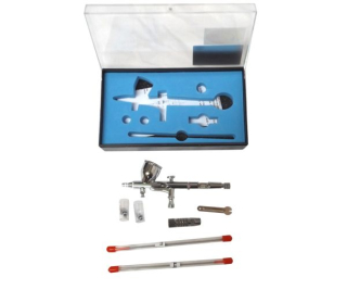 MAGMA TG-180S Airbrush striekacia pištoľ sada na maľovanie nanášanie farby 0,2 0,3 0,5mm