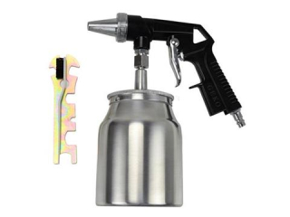GEKO G01195 Striekacia pieskovacia pištoľ 1/4" vzduchová nádoba 1L pieskovanie