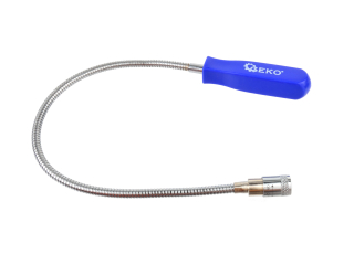 GEKO G03212 Chytač skrutiek magnetická ruka elastická 570mm LED lapač uchopovačka
