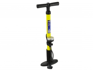 GEKO G01281 Ručná pumpa s manometrom na pumpovanie bicyklov, lôpt, matracov PROFI
