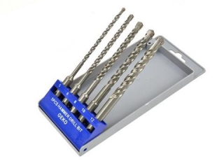 GEKO G40050 Vrták SDS Plus do betónu, kameňa, múry 5-12mm sada 5ks vrtáky