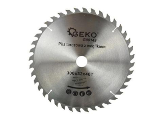 GEKO G00149 Pílový kotúč na drevo vidiový na pílenie dreva 300mm 32mm 40T