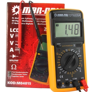 Marpol M04015 Digitálny multimeter elektronický 10A merač 1000V