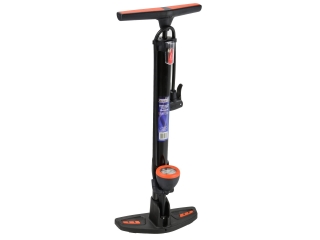 GEKO G01283 Ručná pumpa s manometrom na pumpovanie bicyklov, lôpt, matracov PREMIUM