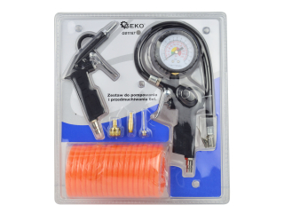 GEKO G01167 Vzduchová pištoľ na hustenie pneumatik + hadica