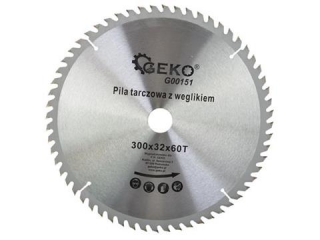 GEKO G00151 Pílový kotúč na drevo zo spekaného karbidu 300mm 32mm 60T