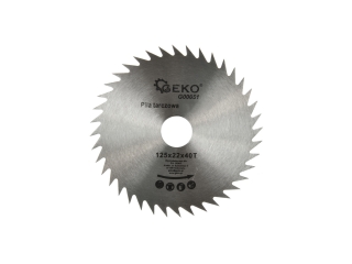 Geko G00051 Pílový kotúč na drevo 125mm 22mm 40T