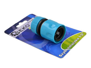 Geko G73030B Rýchlospojka prípojka konektor, spojka adaptér závit 1/2" na záhradnú hadicu