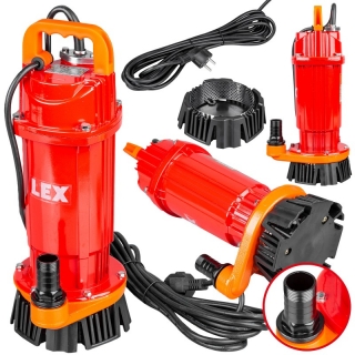 LEX LXQDX12 Ponorné čerpadlo so sitkom pre čistú a špinavú vodu 1200W