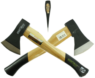 KRAFT&DELE KD200 DREVENÁ SEKERA, tesárska 600G / 360mm KVALITNÁ