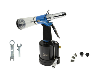Geko G01347 Pneumatická nitovačka s automatickým nasávaním nitov