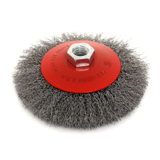 Kraft&Dele KD10981 Drôtená rotačná kefa, mosadz 5"125mm M14